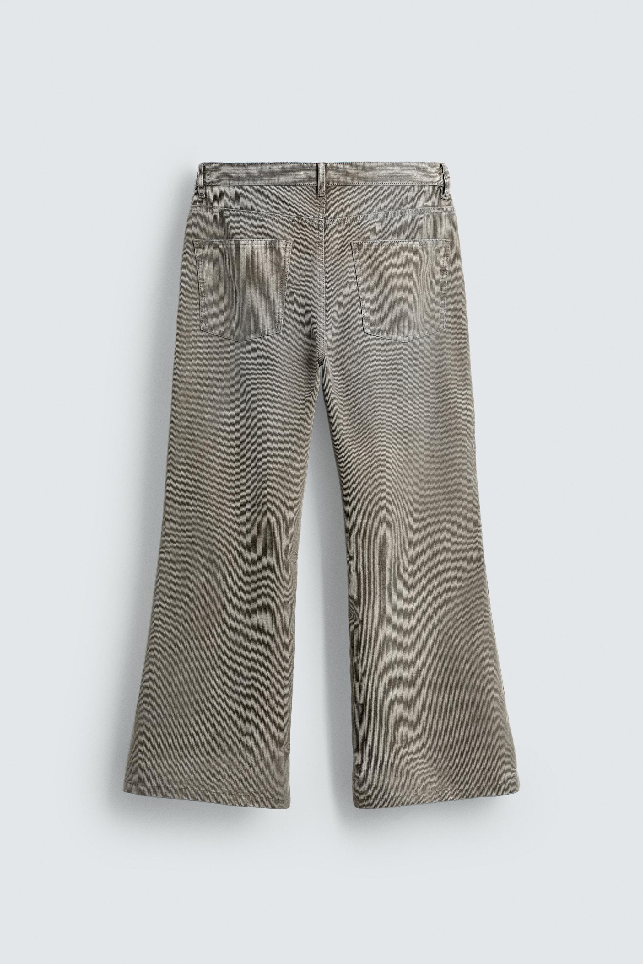 PANTALON FLARE EN VELOURS CÔTELÉ